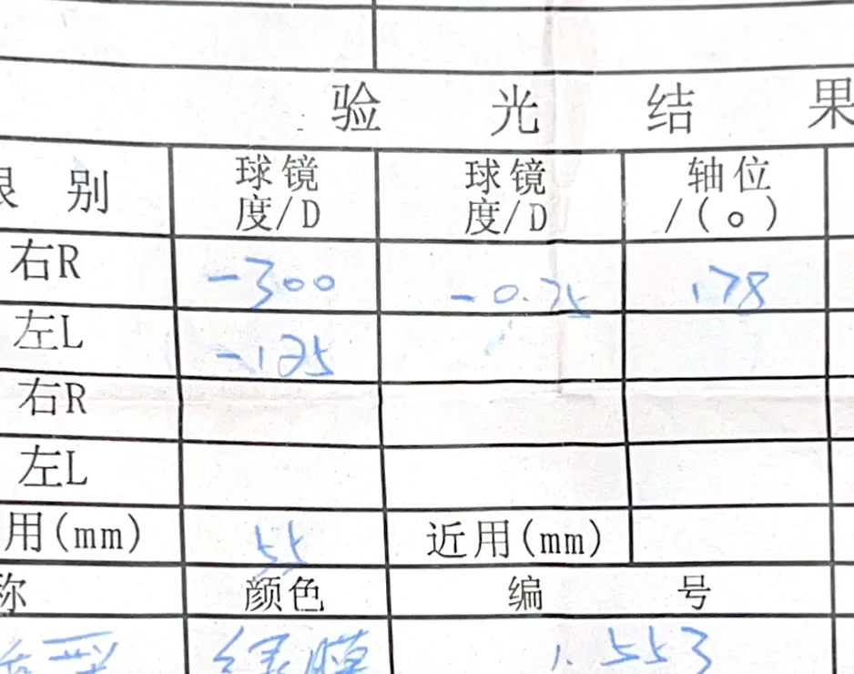 英国验光，和国内验的度数差距好大