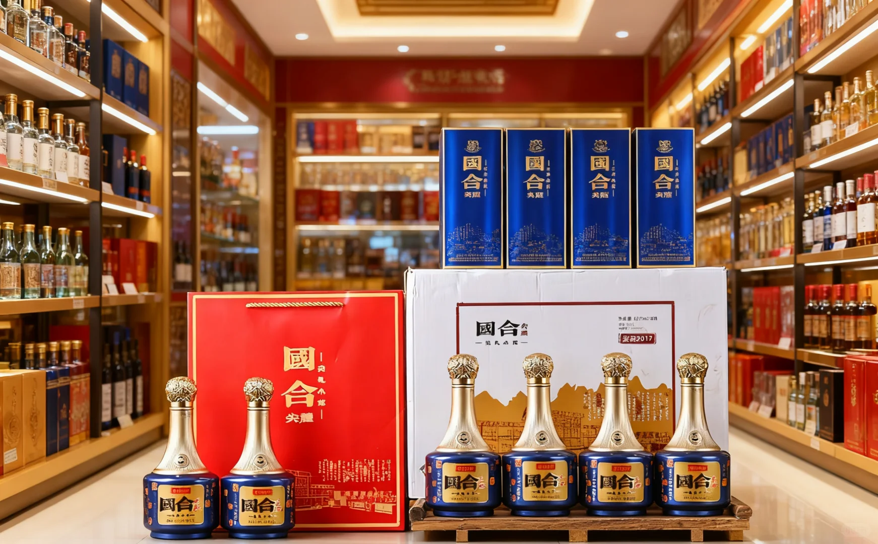 高端白酒商务宴请礼盒：送礼首选，品味不凡