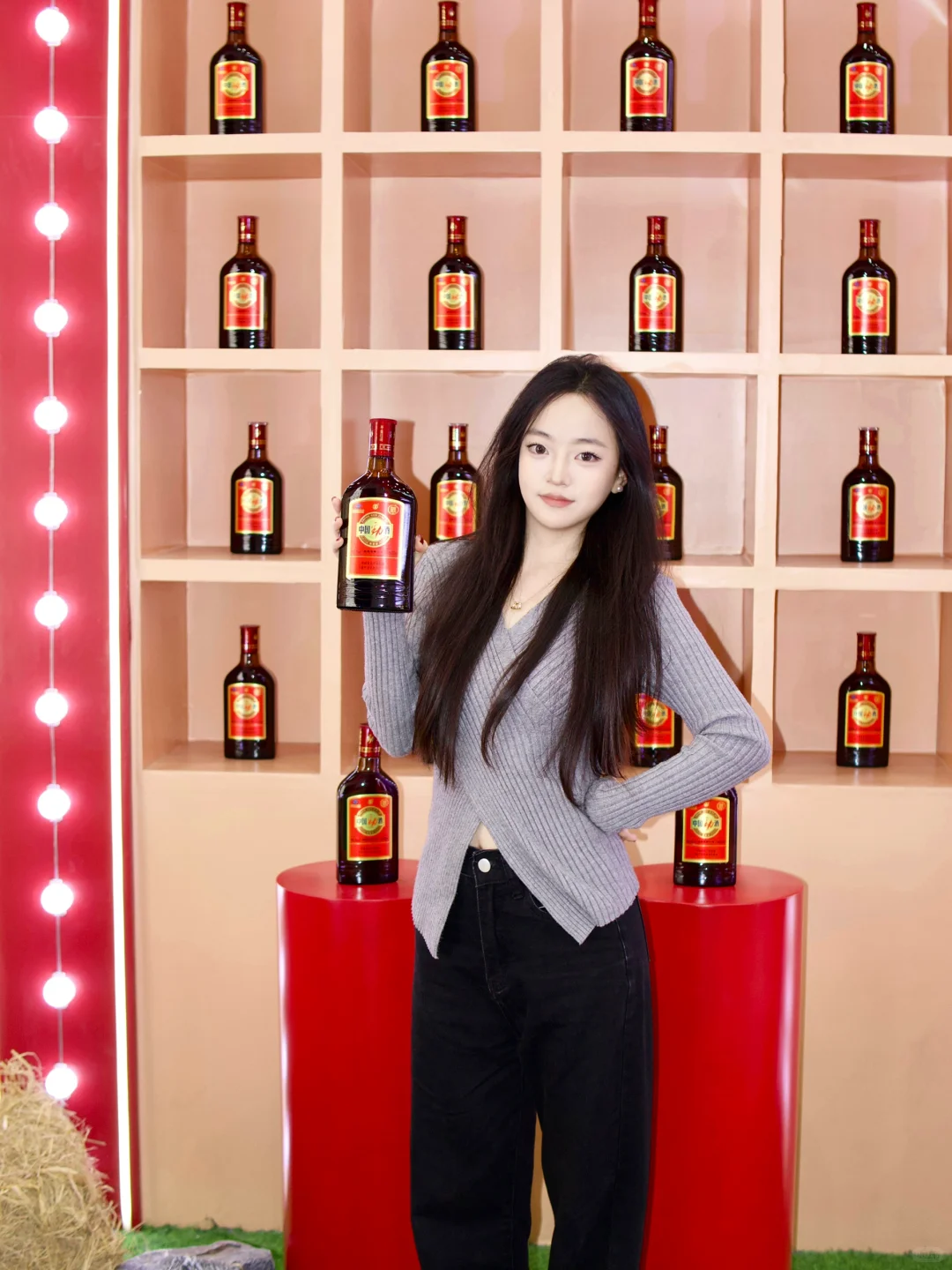 ?在武汉酒博会玩嗨了！！