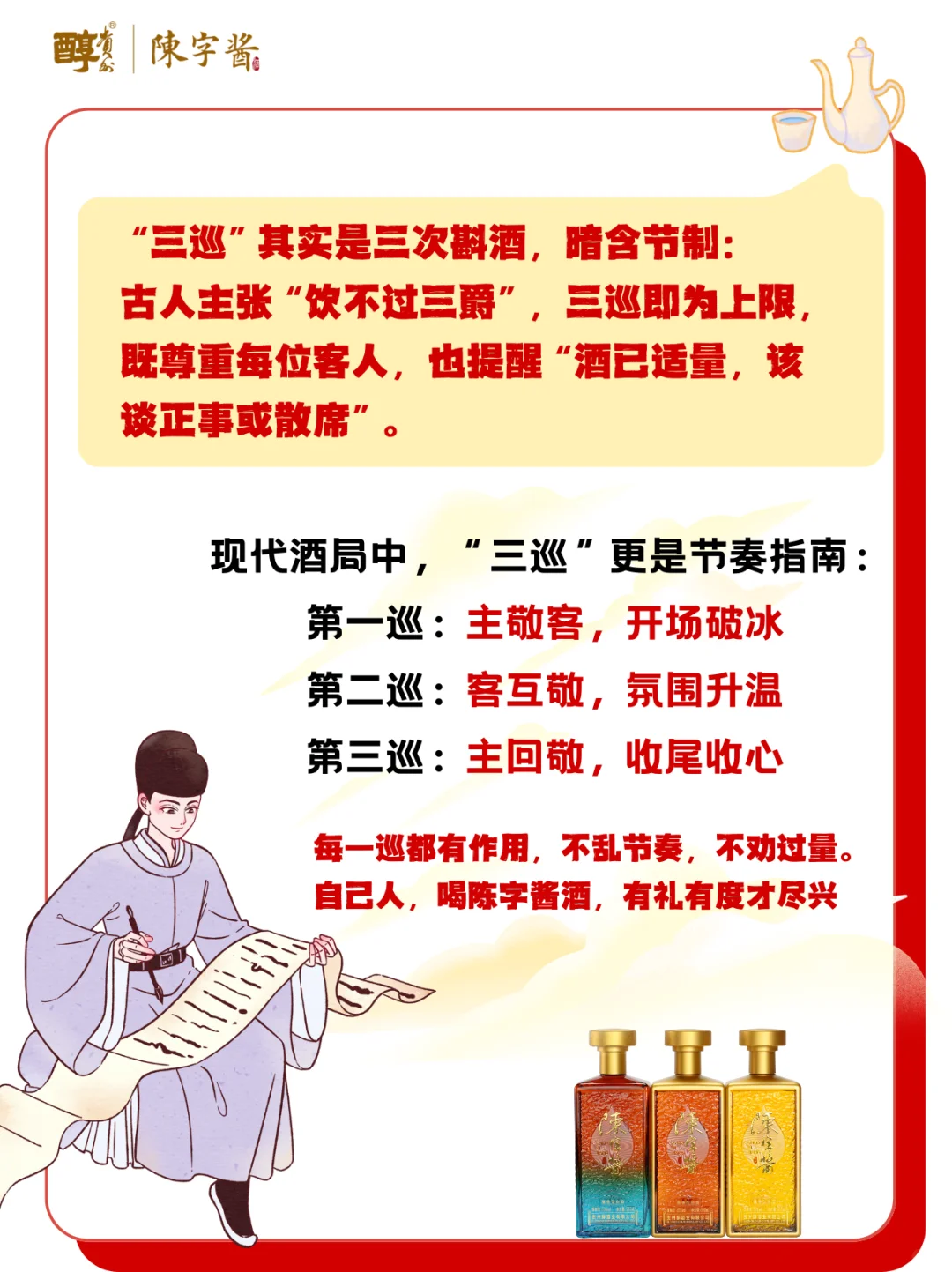 原来“酒过三巡”不是指喝三杯！?