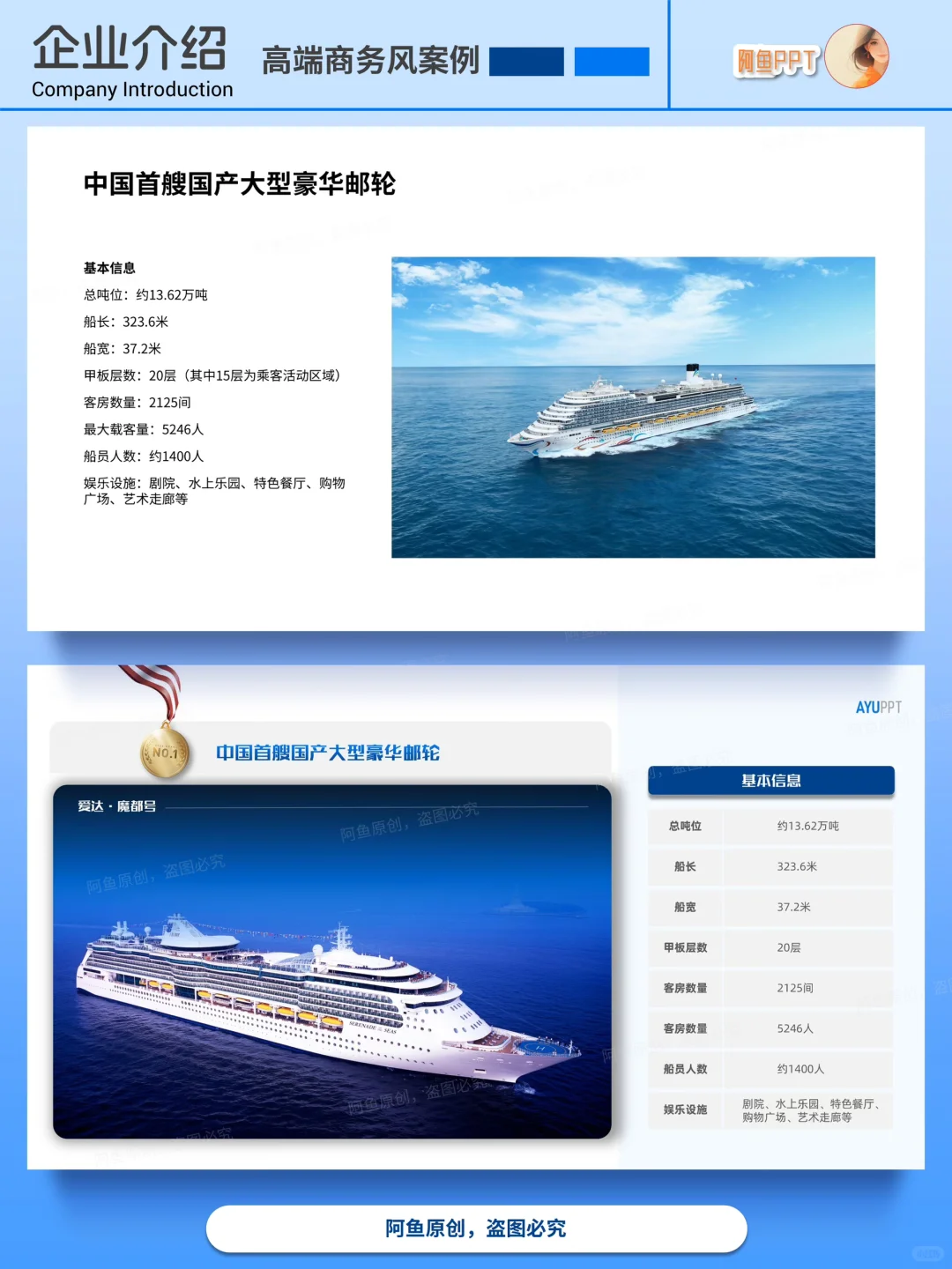 高端商务风，中国船舶集团企业介绍PPT