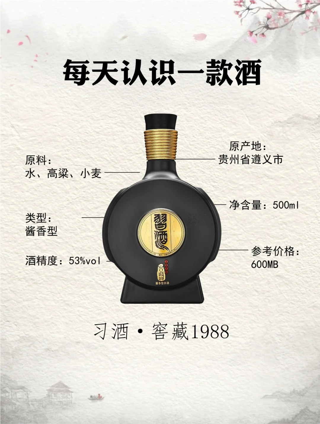 NO.5每天认识一款酒︱习酒·窖藏1988