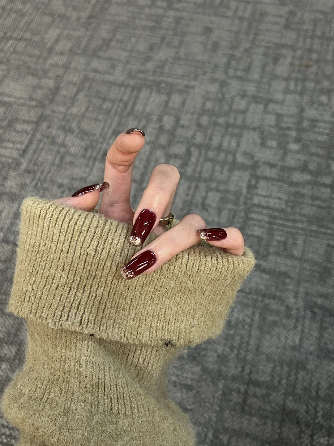 鲜酿葡萄酒? 超高级的葡萄紫渐变细闪