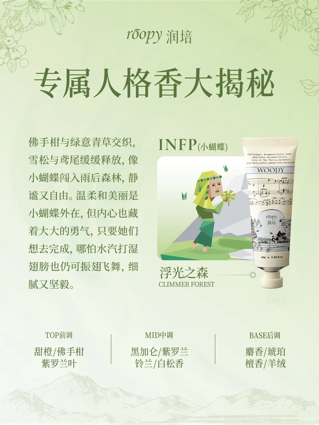 润培护手霜 × MBTI香格匹配? 绿人组篇