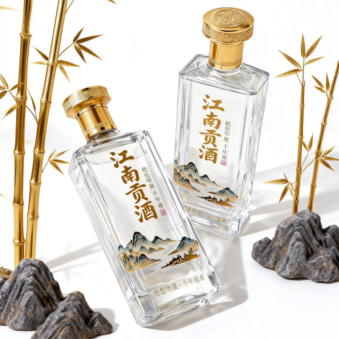 “龙韵山河” 酒水包装设计