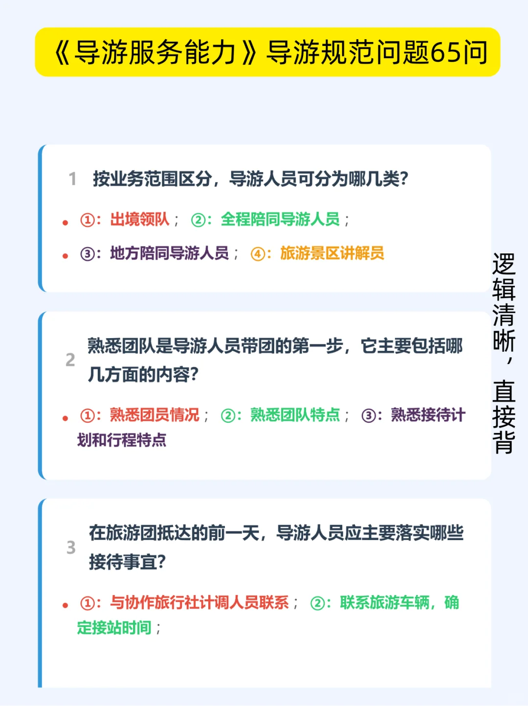 导游服务能力面试200问4小时背完稳稳的