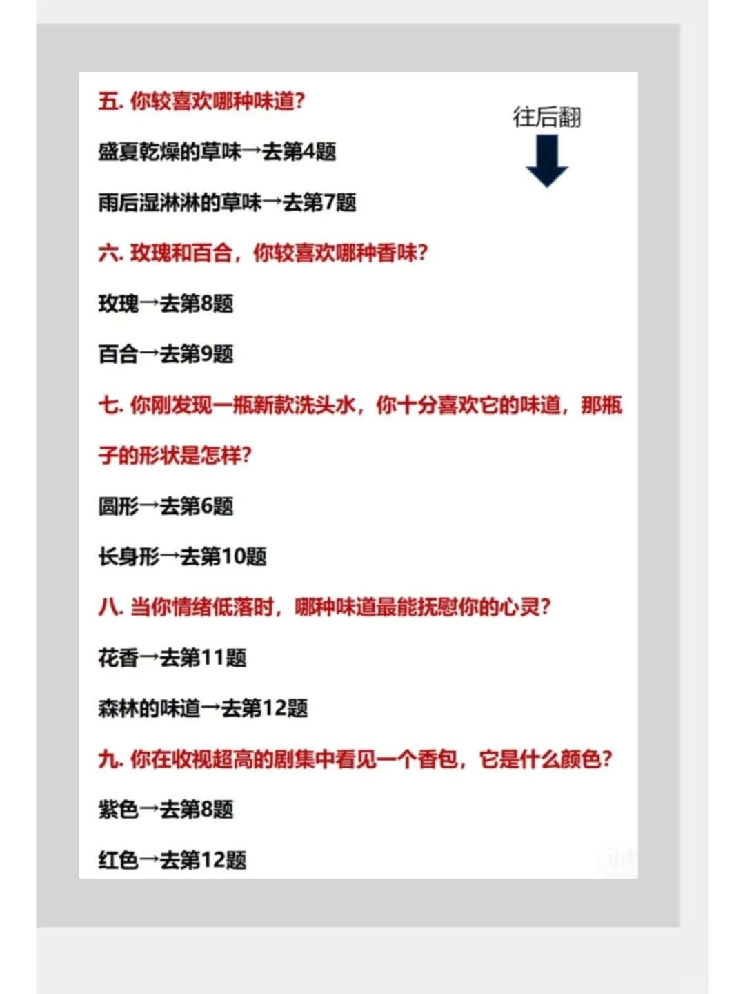 花一分钟，测一测自己的香气喜好?