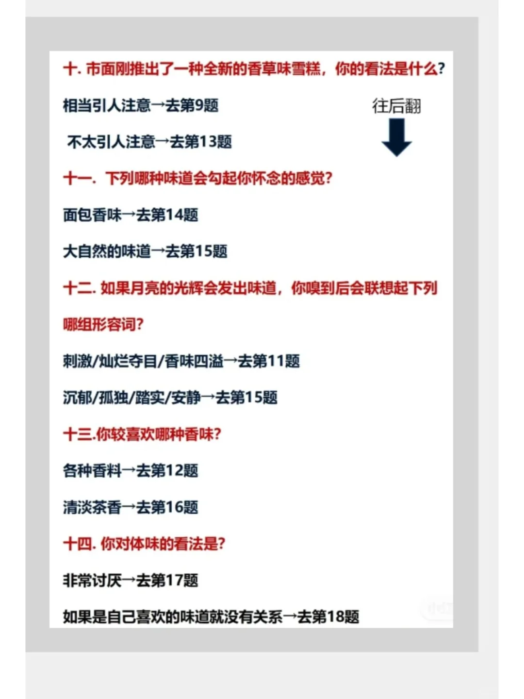 花一分钟，测一测自己的香气喜好?