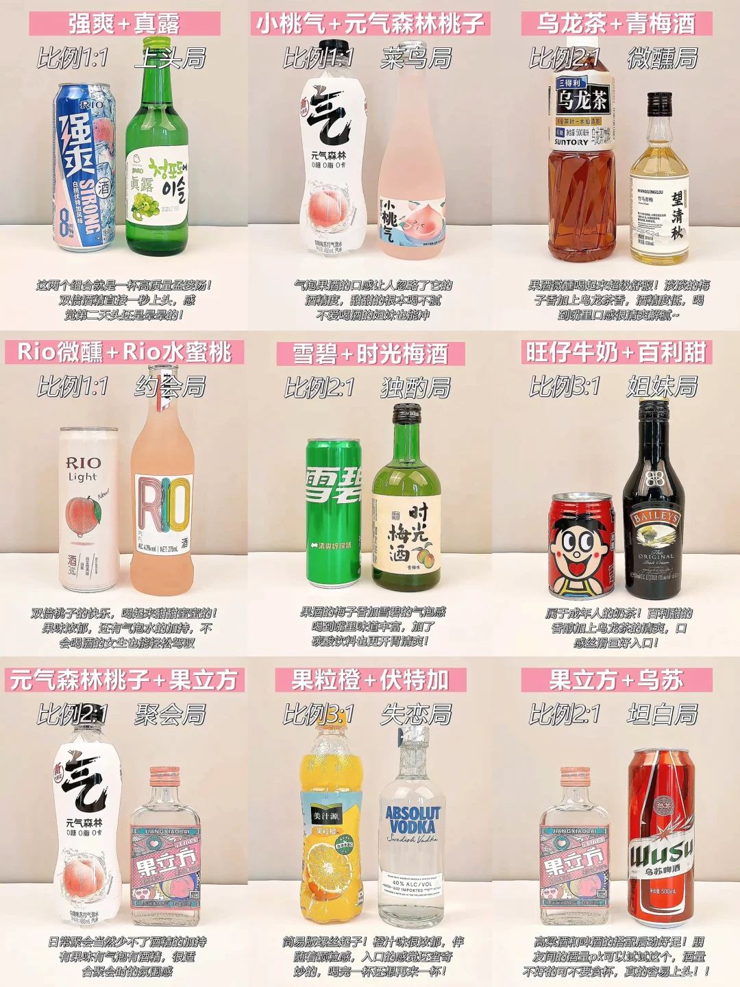 9款居家便利店调酒配方 好喝到起飞?