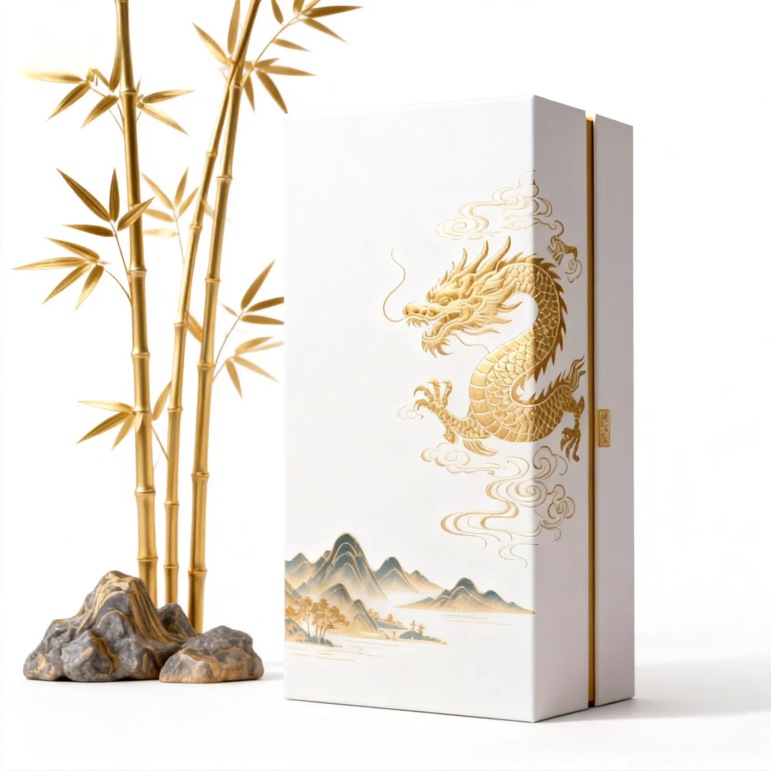 “龙韵山河” 酒水包装设计