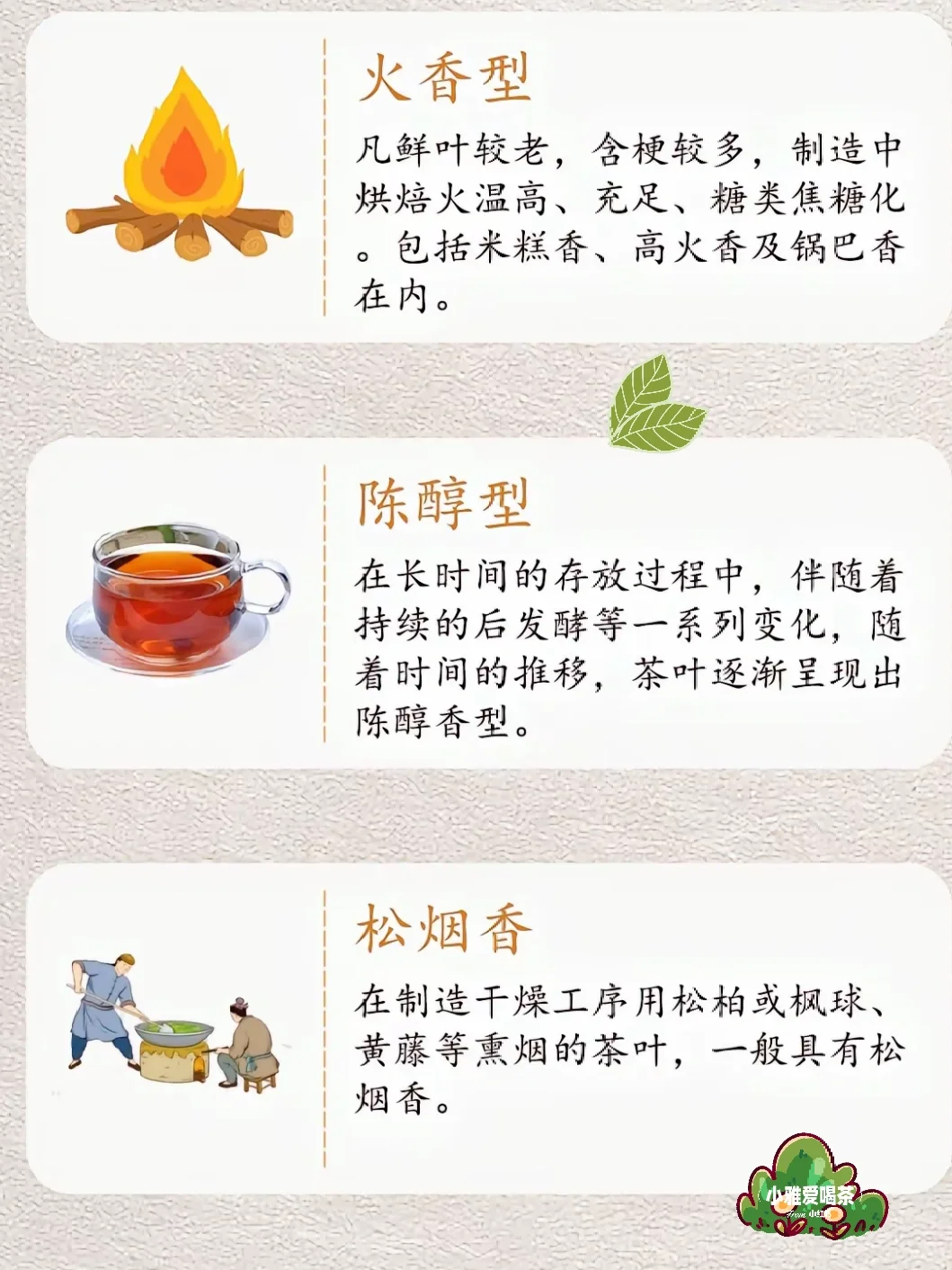 茶叶9大香型?总有1种是你喜欢的吧?来对照