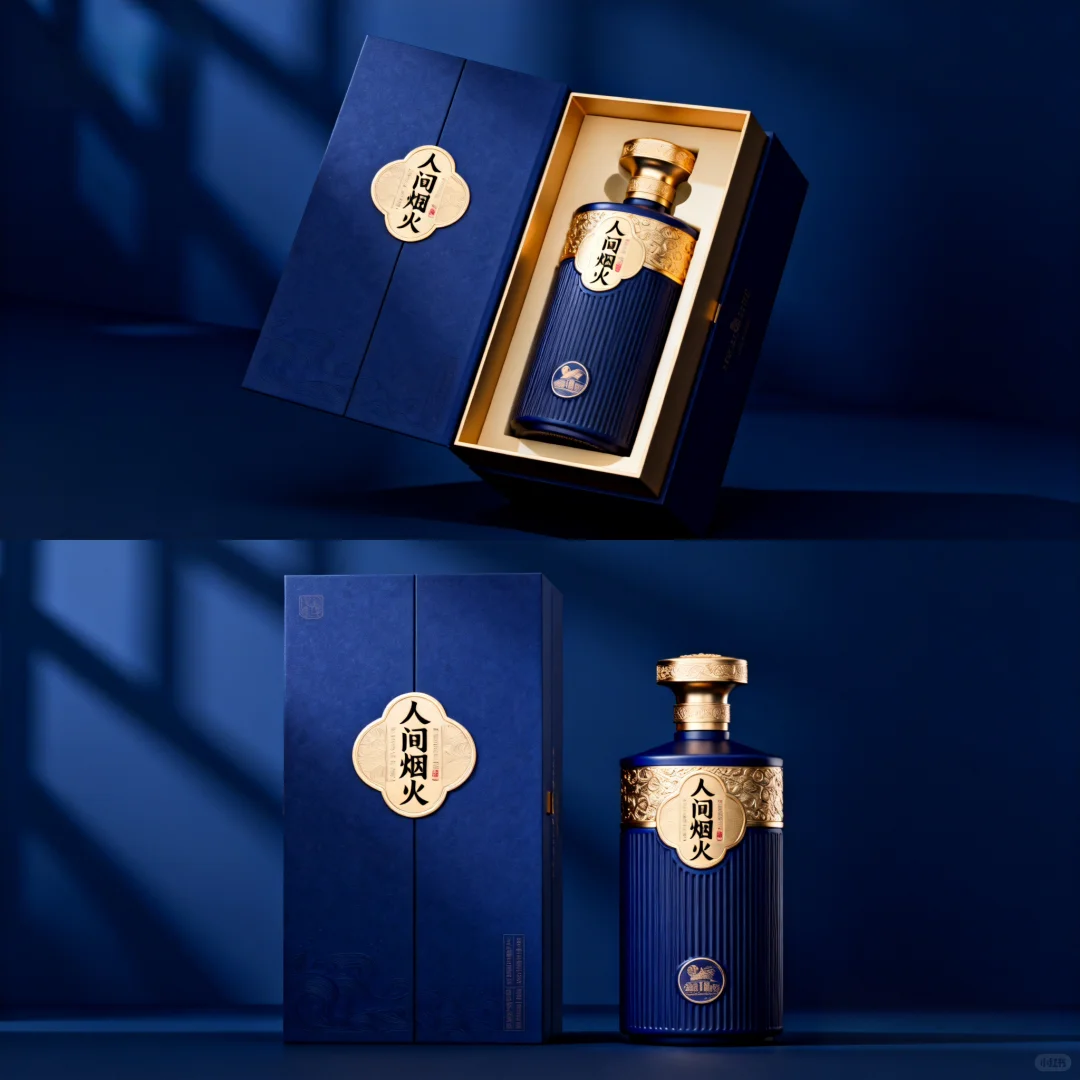 分享刚完成的酒水包装设计