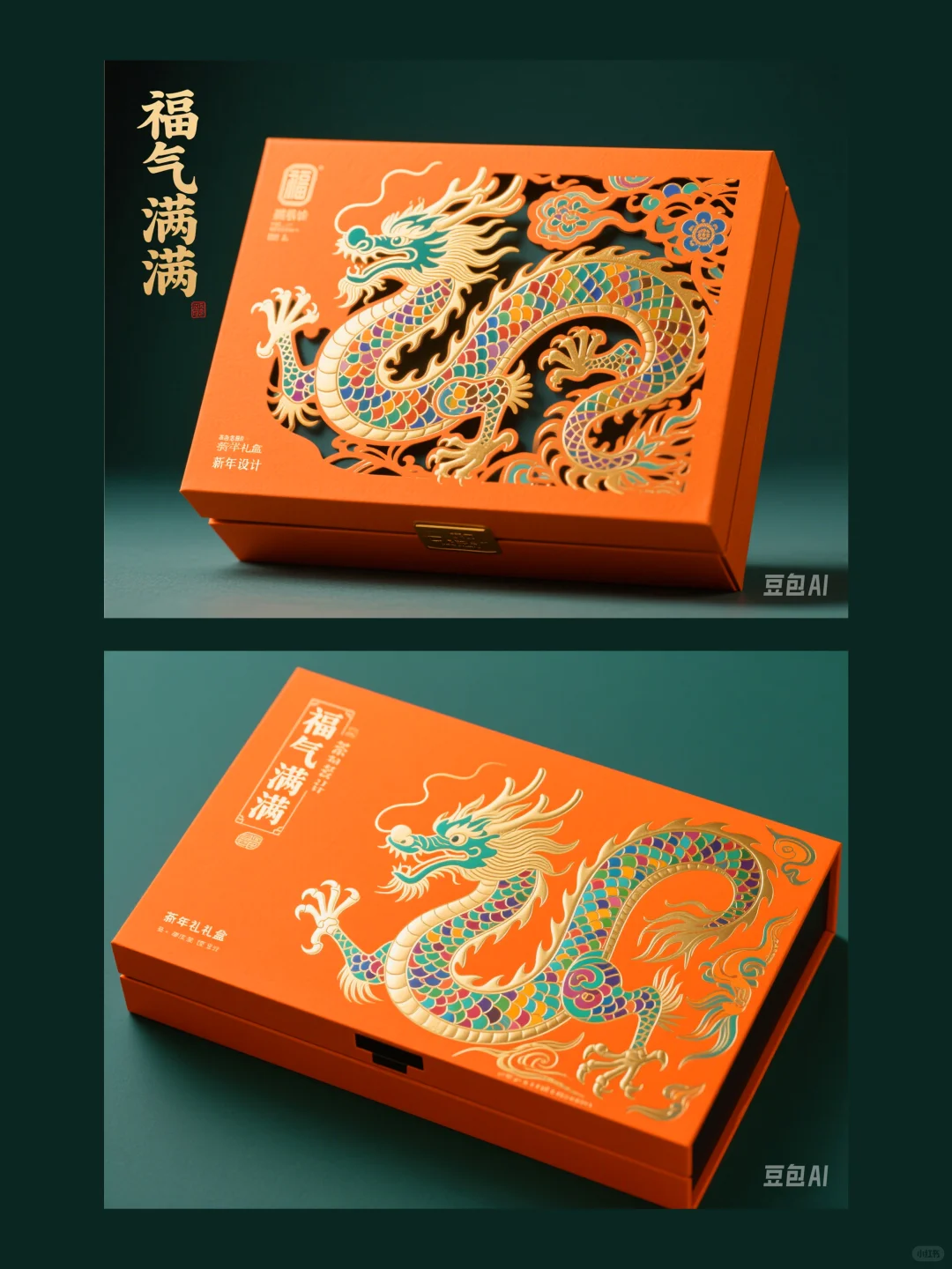 【AIGC】包装设计·四神降临