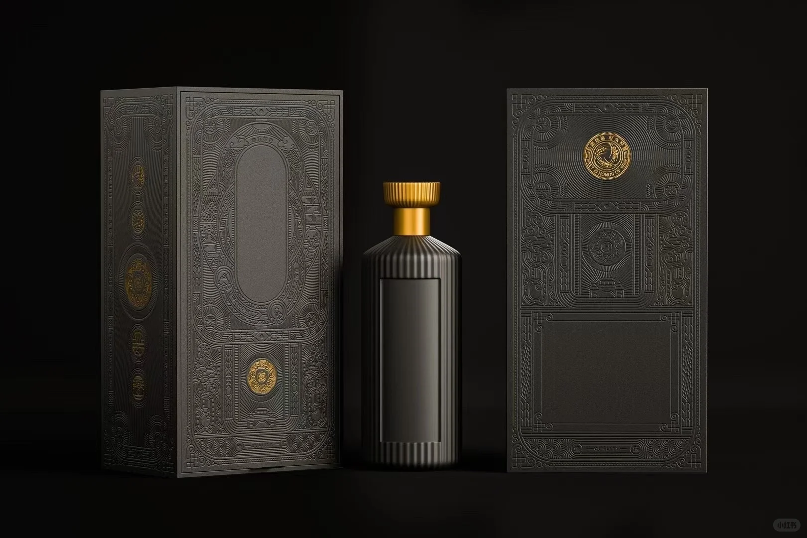 超有质感的白酒礼盒设计❗️?