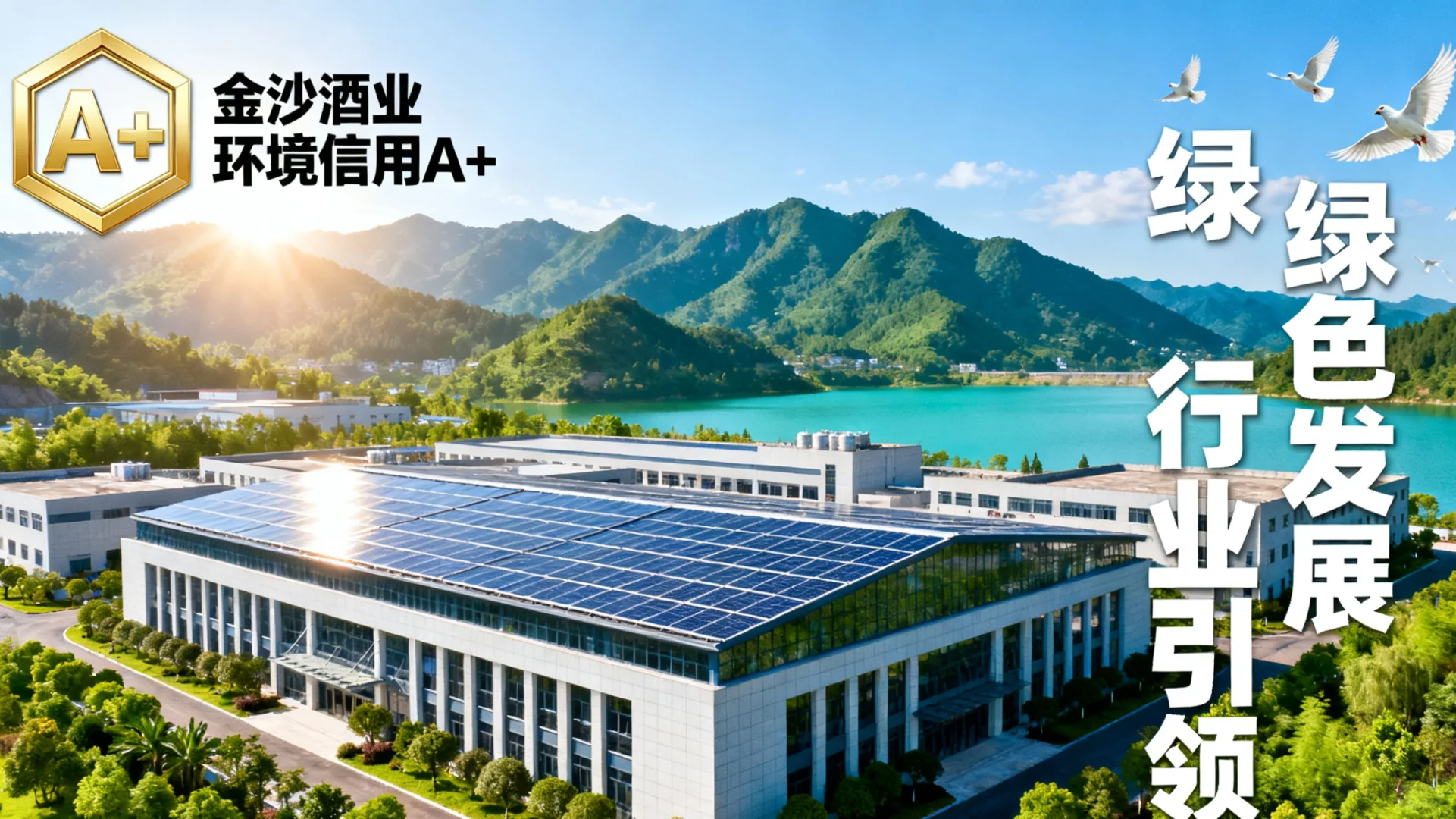 金沙酒业斩获环境信用A+,白酒行业绿色发展