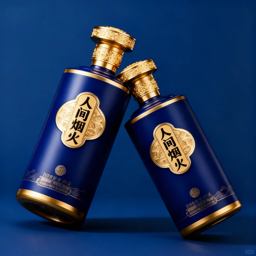 分享刚完成的酒水包装设计