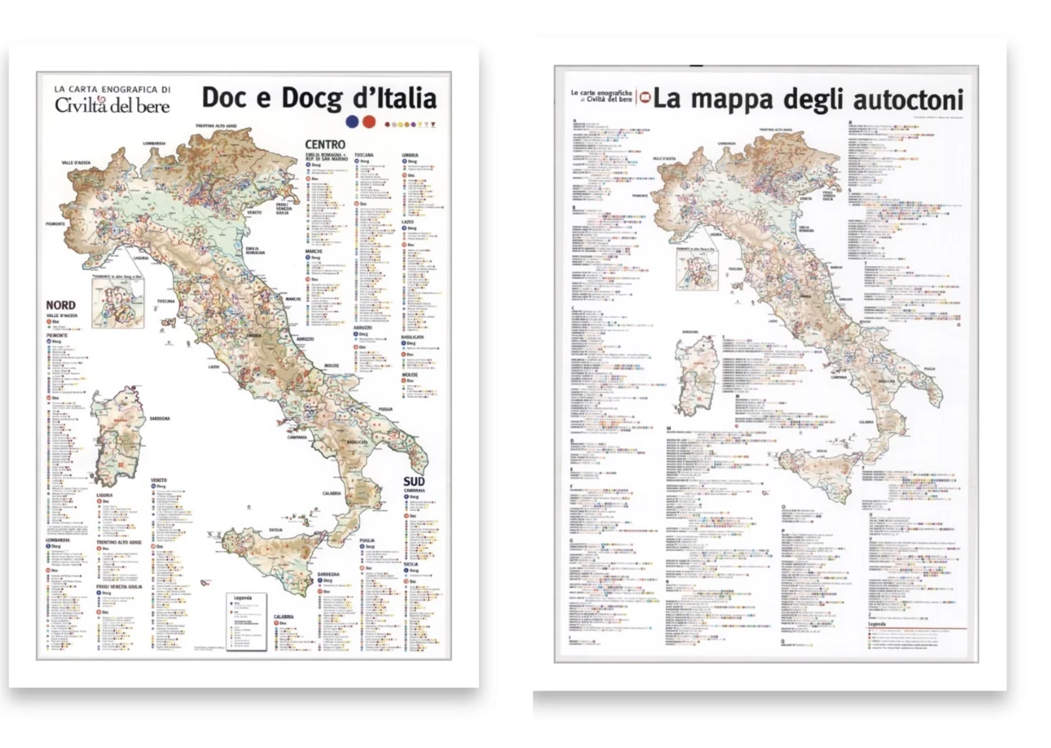 意大利葡萄酒地图（高清× 2）