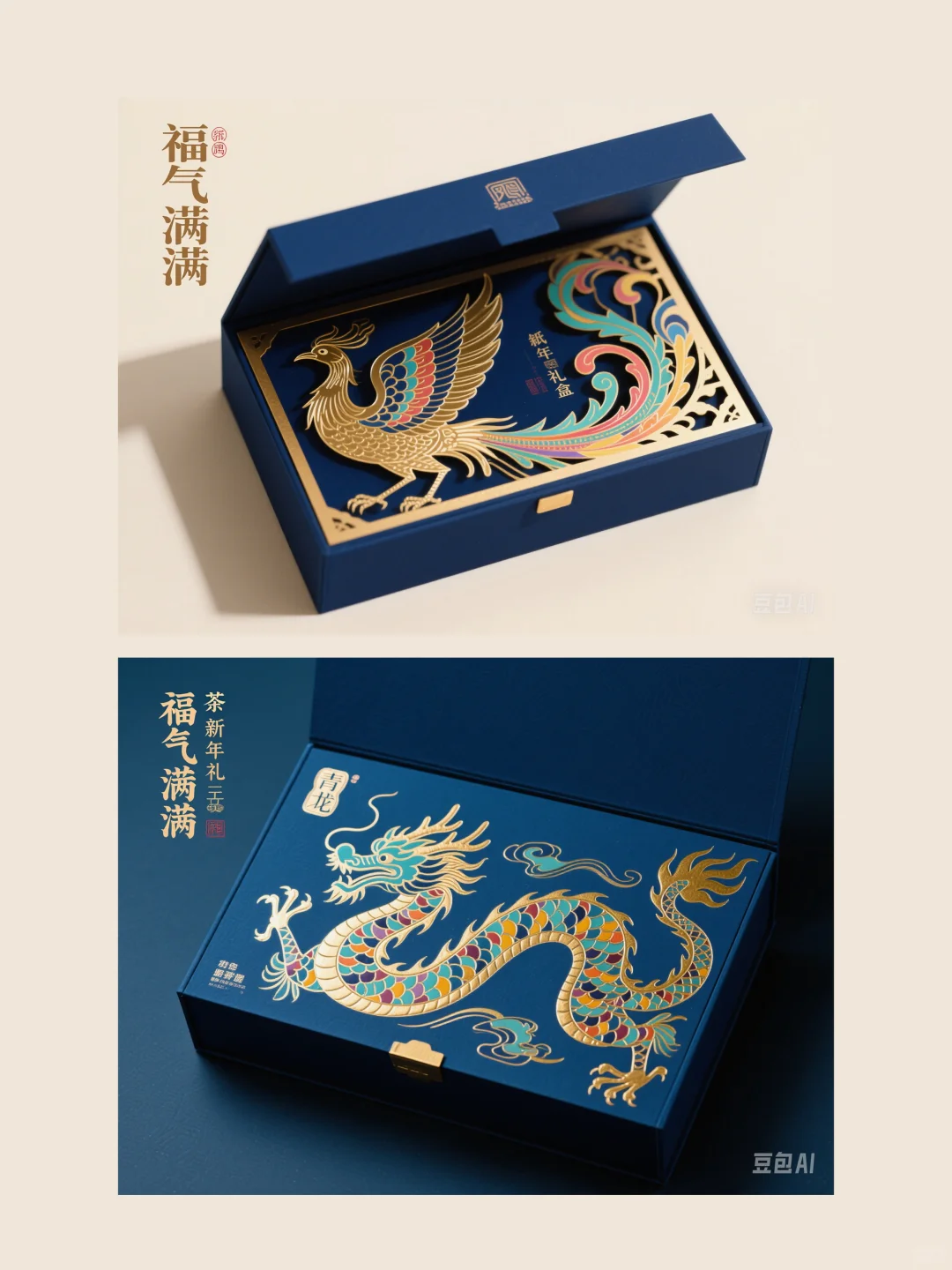 【AIGC】包装设计·四神降临