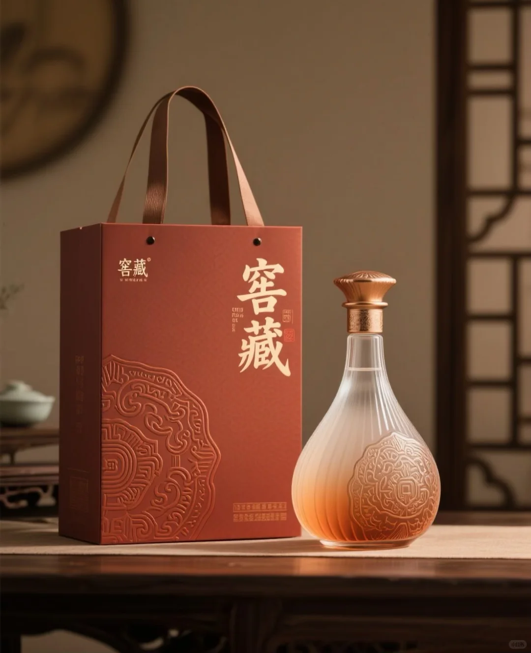 新中式白酒包装设计|国风高端白酒礼盒设计