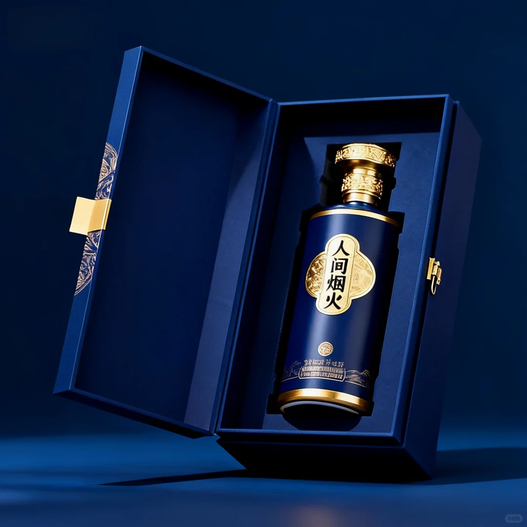 分享刚完成的酒水包装设计