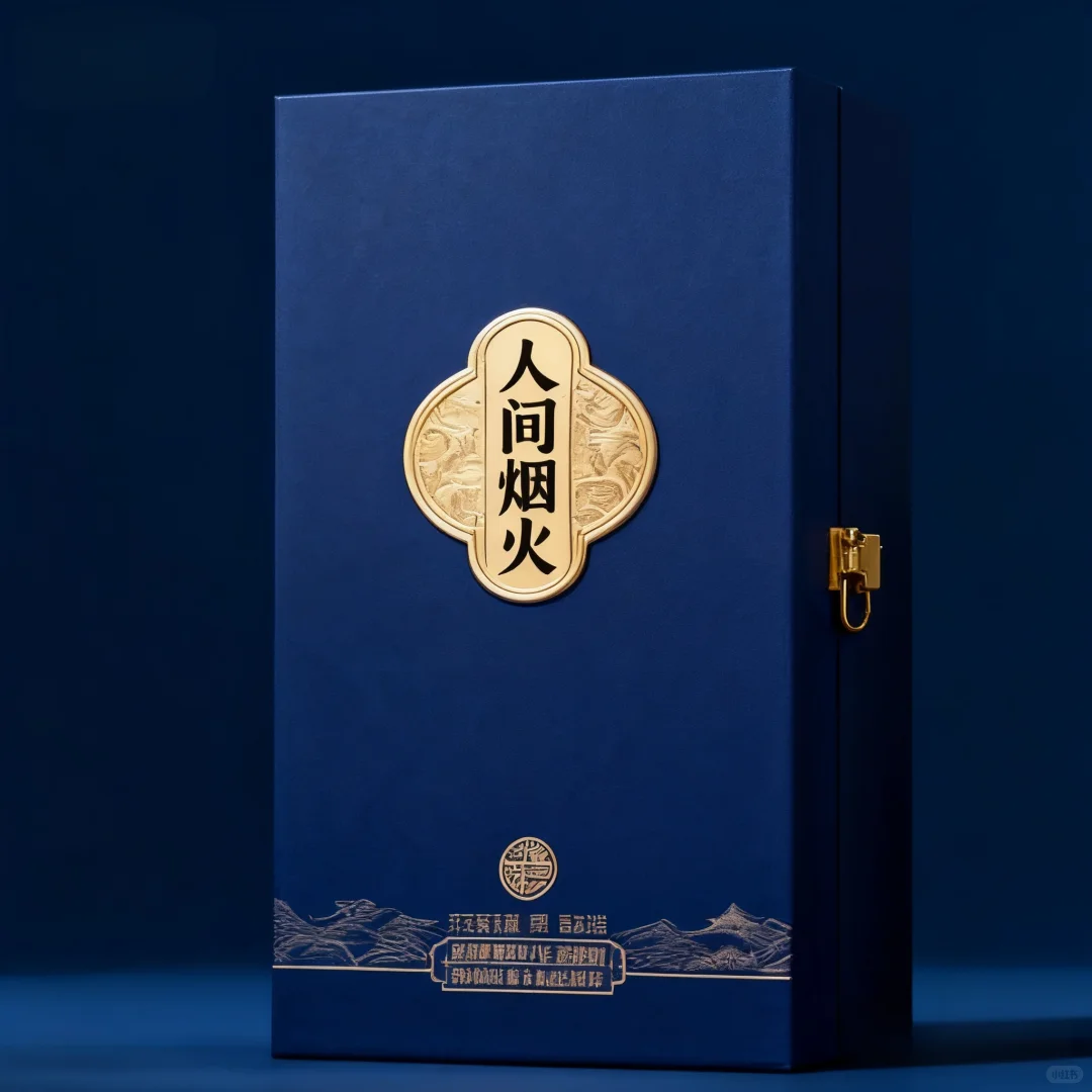 分享刚完成的酒水包装设计