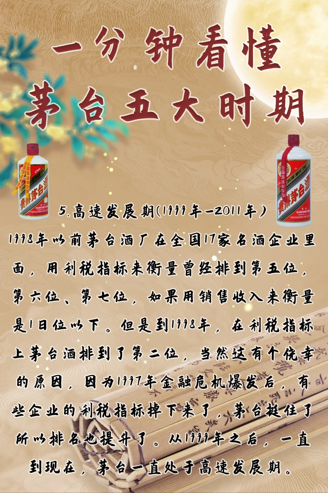 茅台历经的五大时期