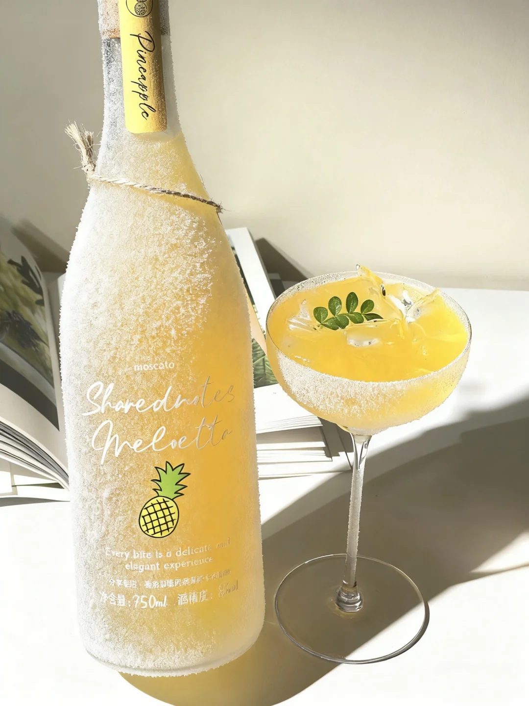 我承认开始我是冲颜值喜欢的?菠萝甜酒绝了