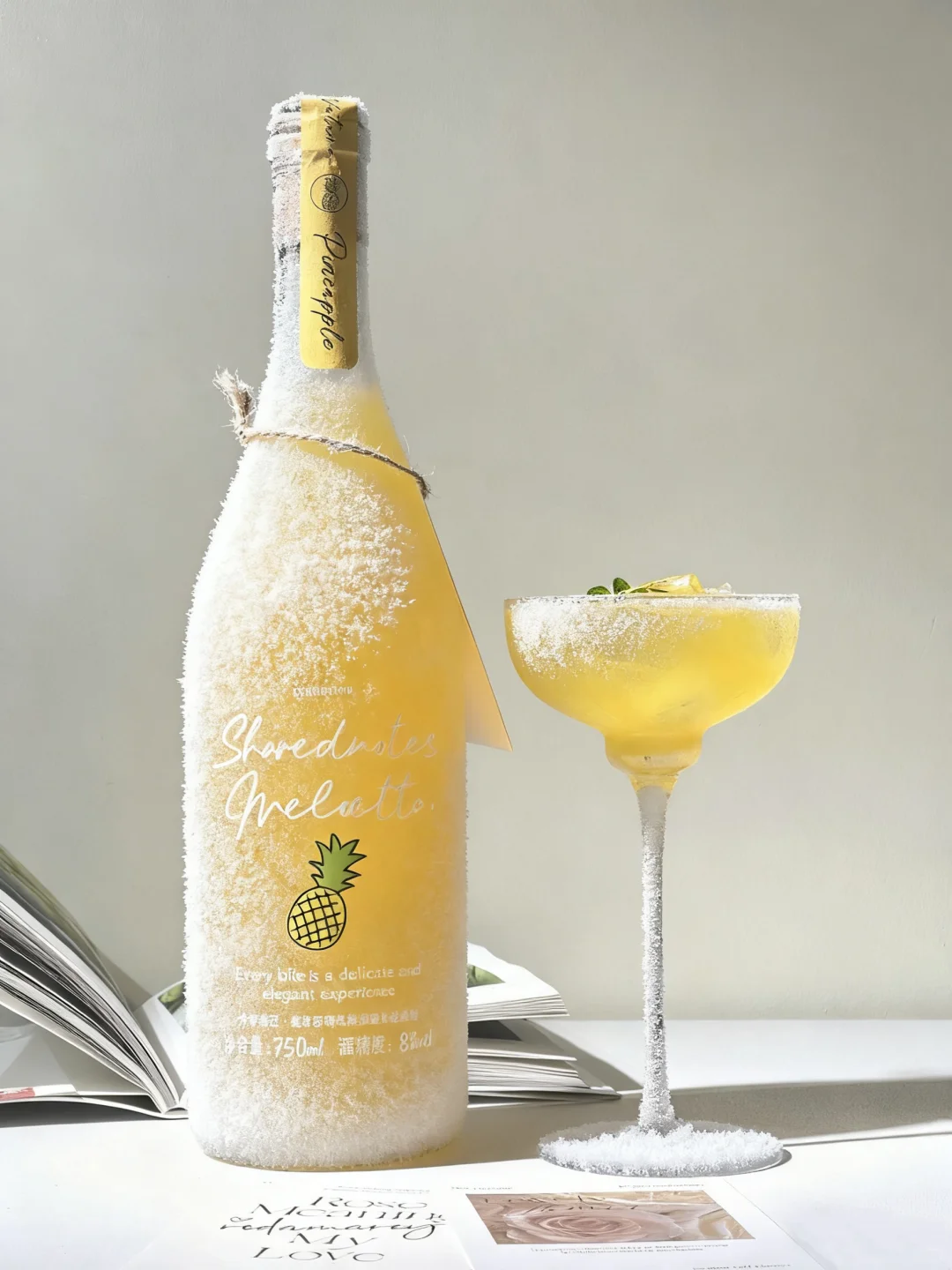 我承认开始我是冲颜值喜欢的?菠萝甜酒绝了