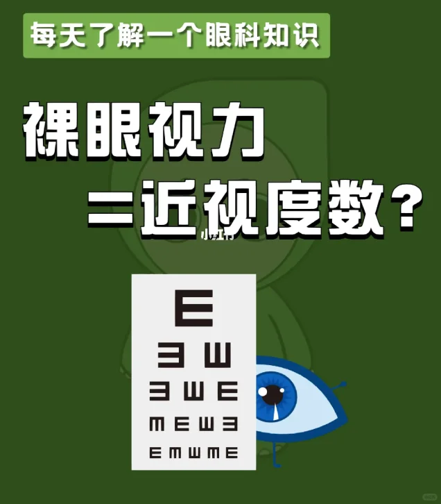 裸眼视力＝近视度数？99%的人都搞错啦！