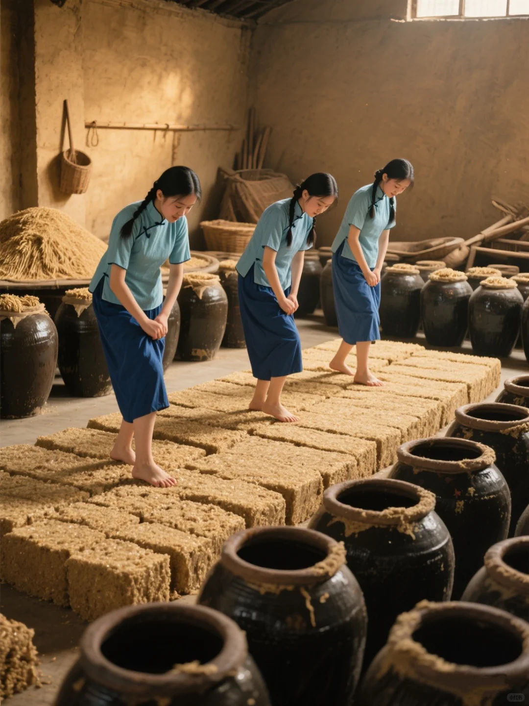 你知道茅台镇酱香酒为何坚持用脚踩曲吗？