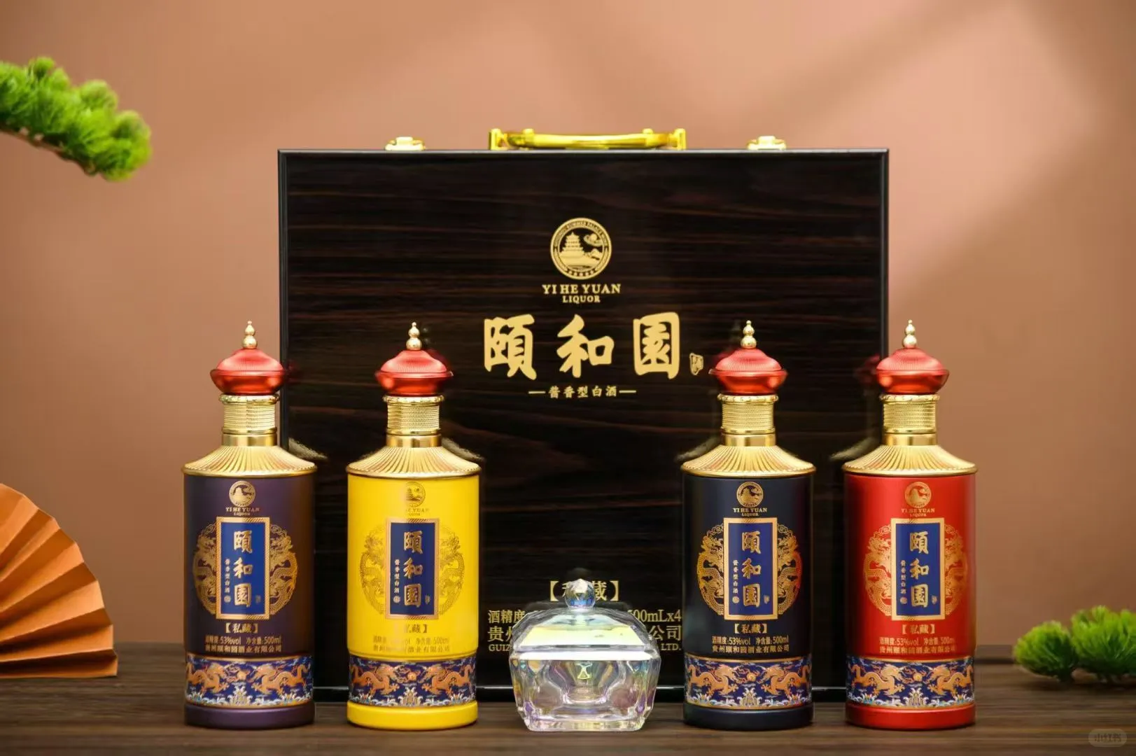 颐和园木质年份礼盒