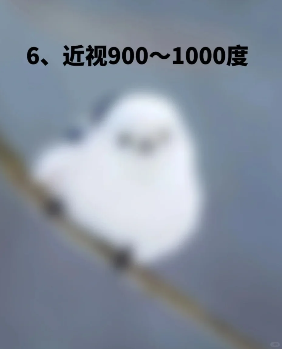 眼睛突然变模糊,你是第几张图