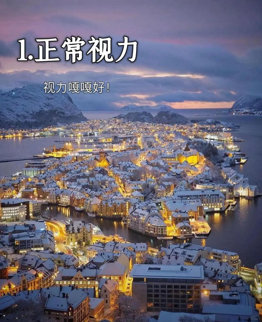 ⚠️不同度数眼中的世界?