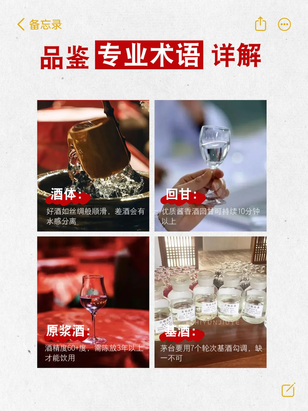 【干货】白酒小白进阶指南！从入门到精通