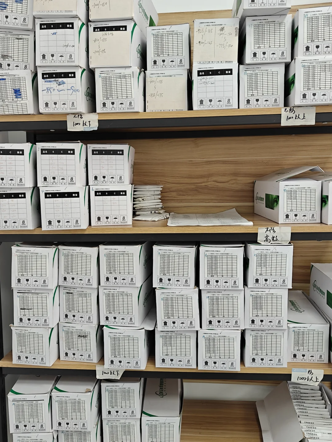 客户让我给他磨出眼镜片度数