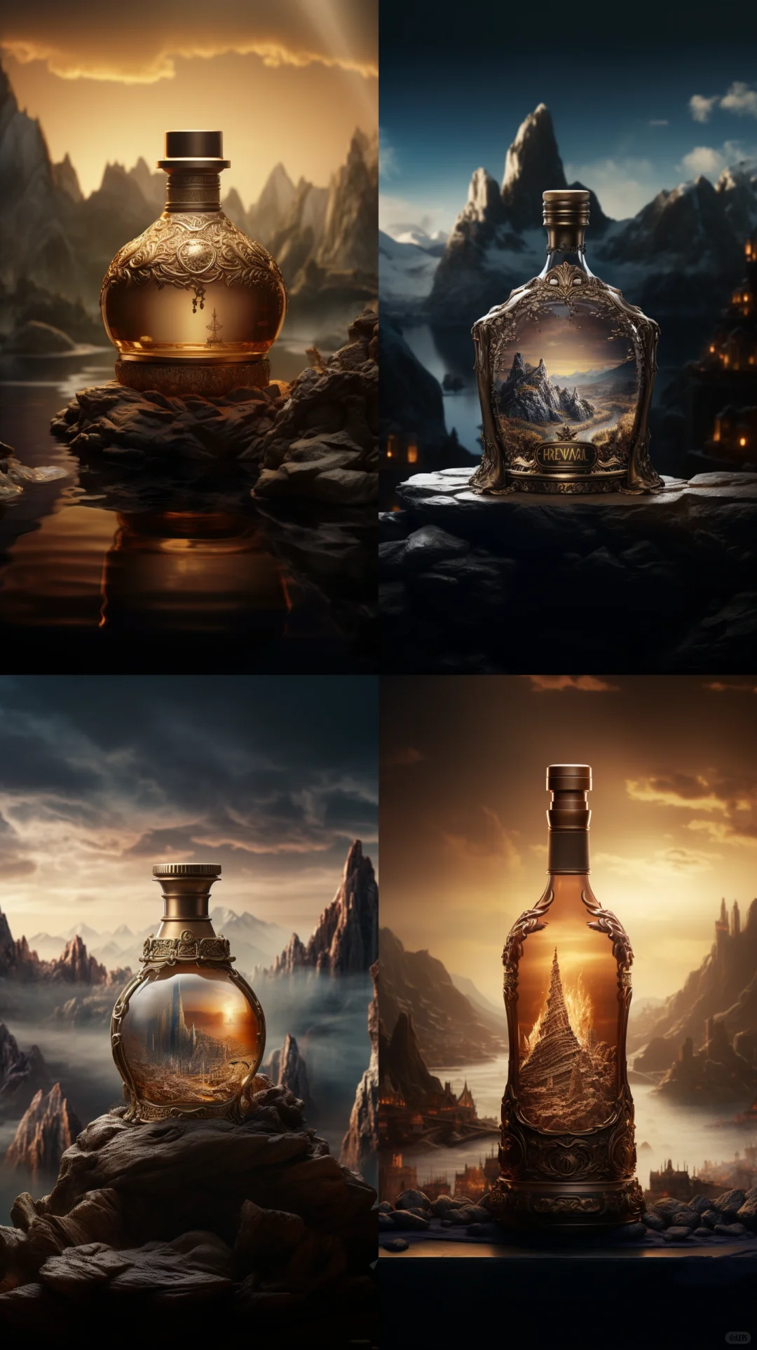 悠悠星-KV设计 高端白酒主视觉 品牌视觉设