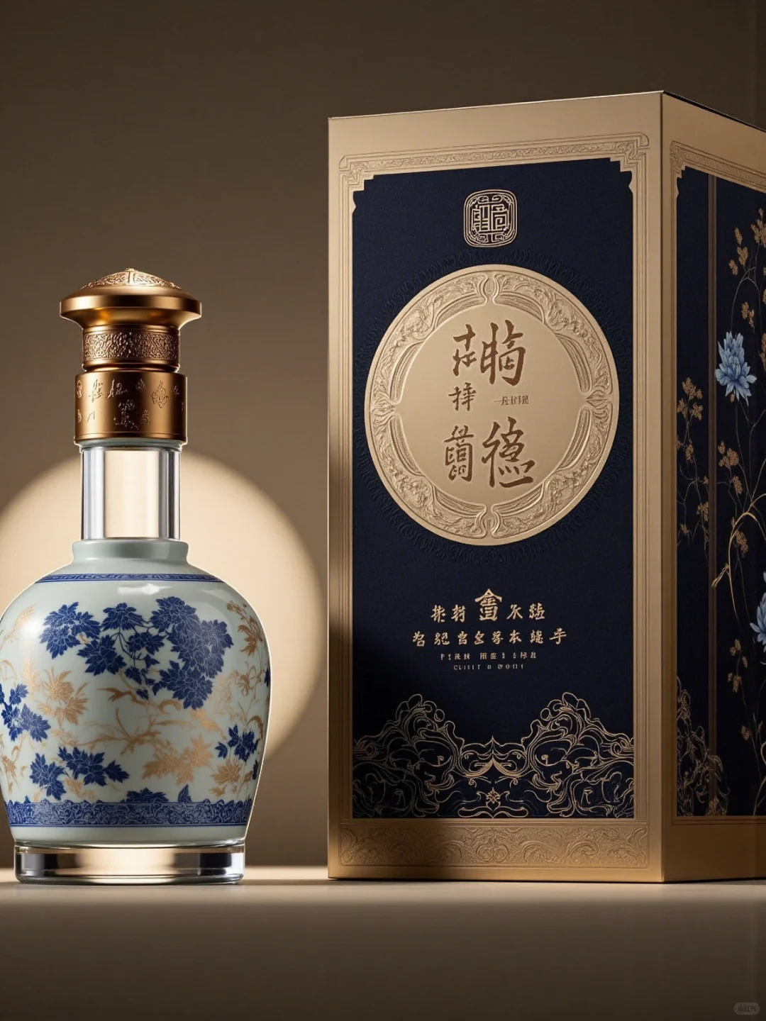繁花似锦，春暖花开 酒包装设计