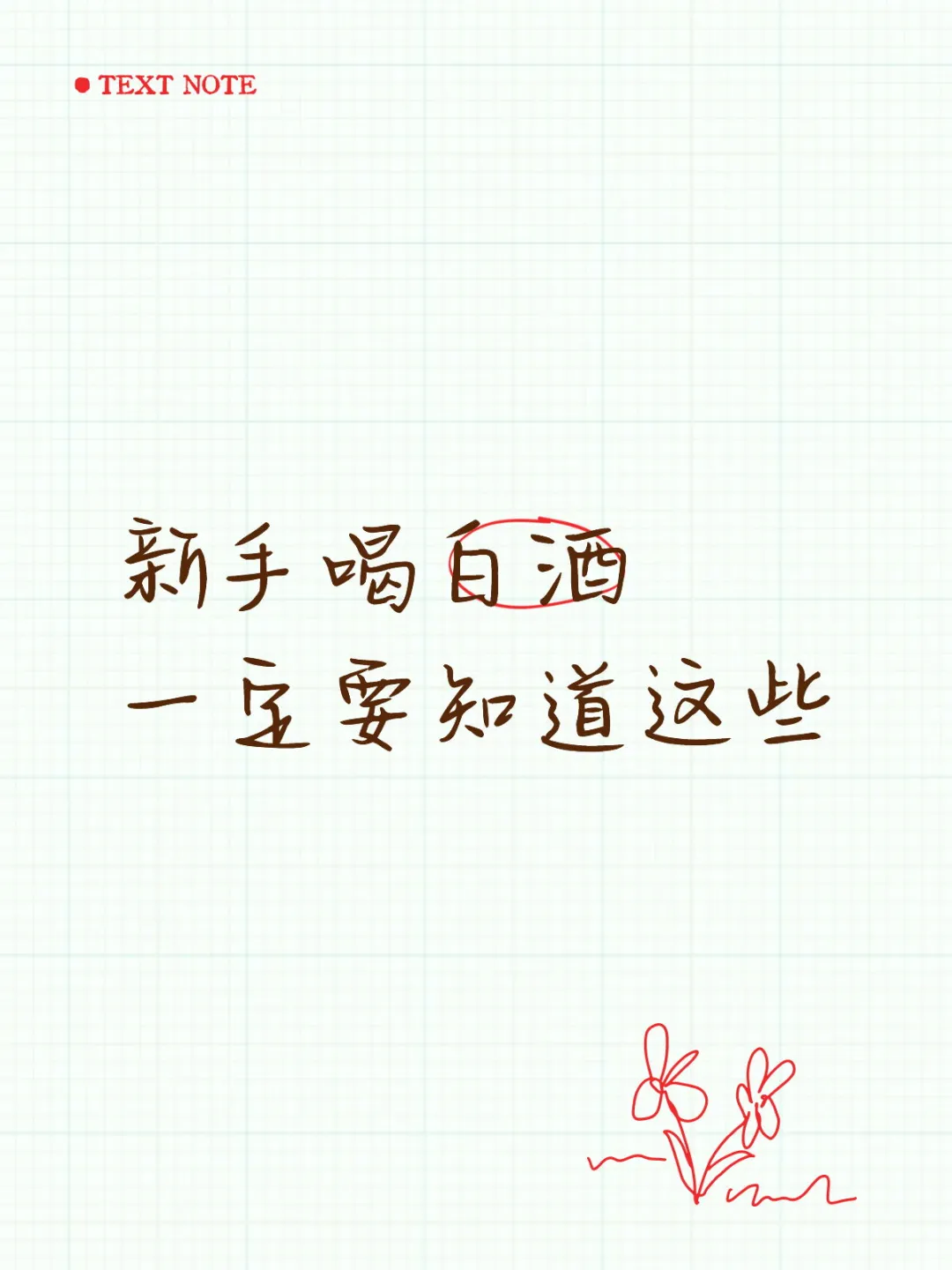 新手喝白酒一定要知道这些