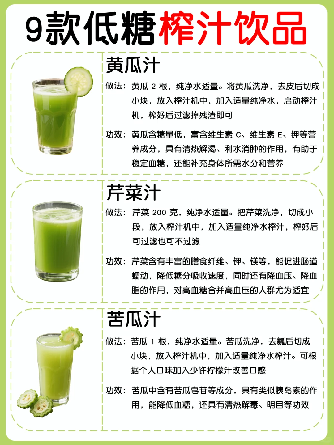 控糖人狂喜！9 款自制神仙果蔬汁好喝不升糖