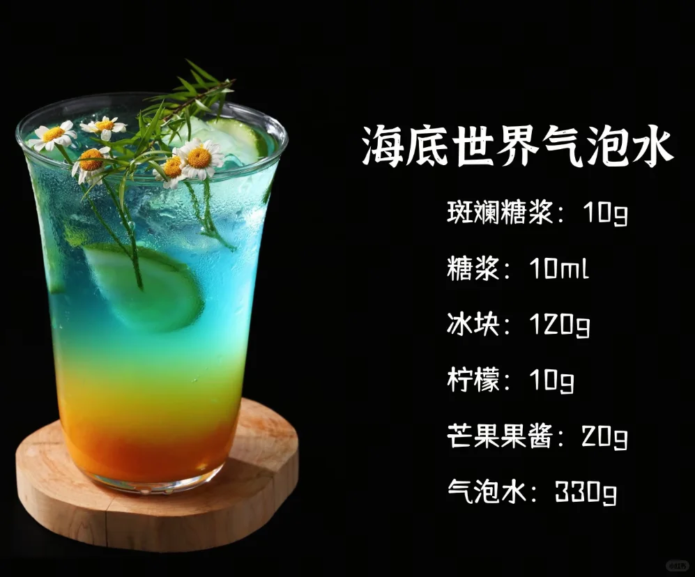 8款夏季气泡水配方，降暑必备!