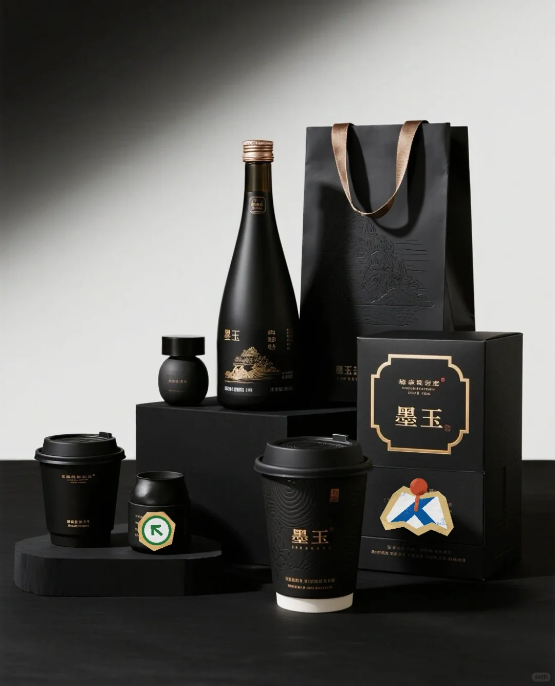 新中式白酒包装设计|高端养生酒外包装设计