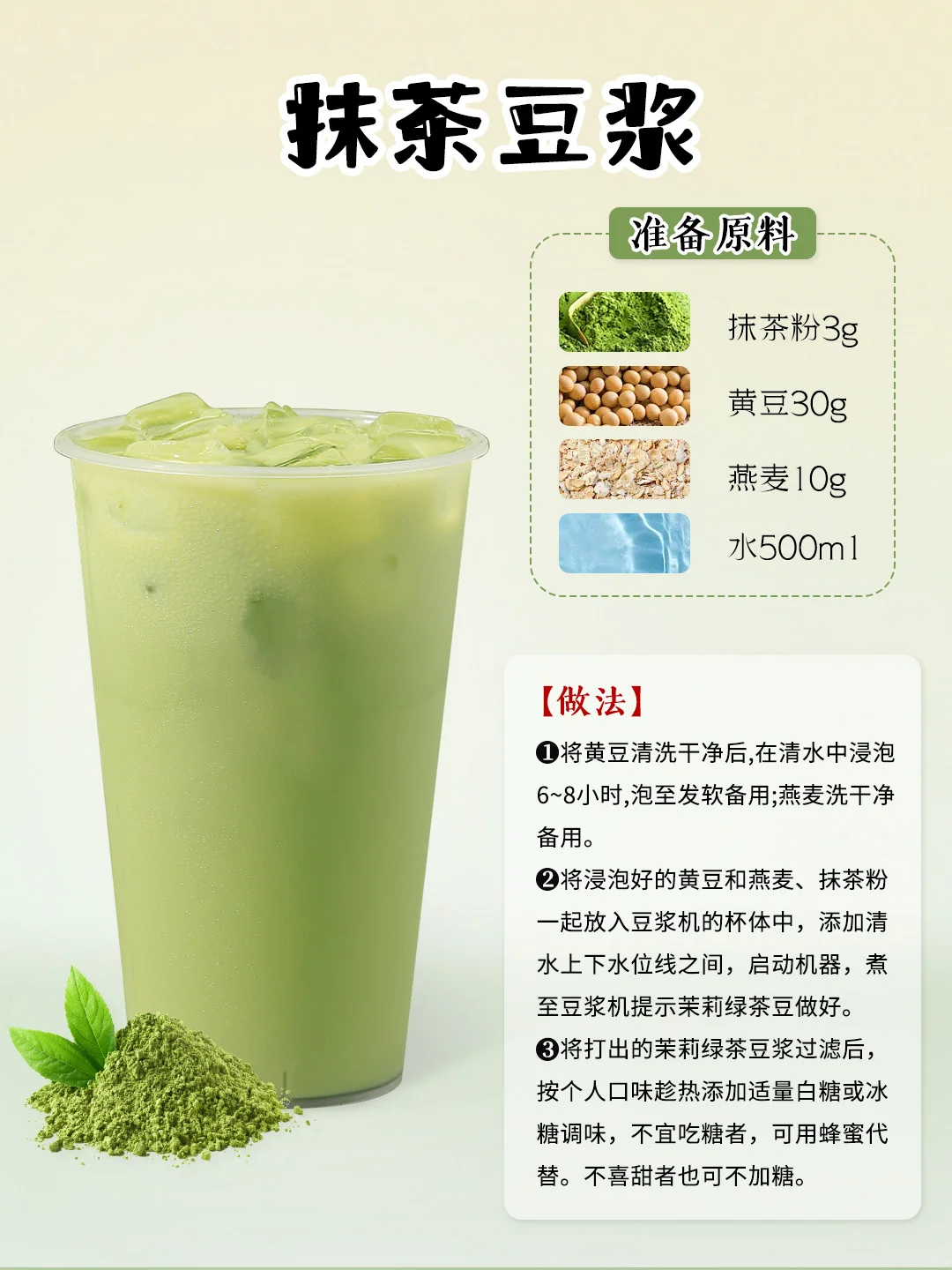 制作配方夏日茶饮