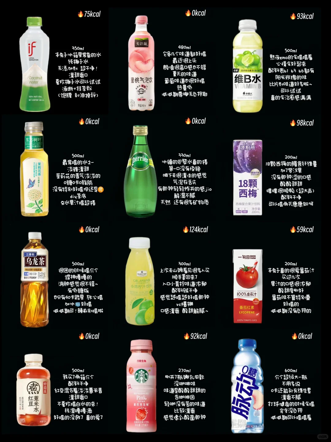 便利店低卡饮品｜?附热量