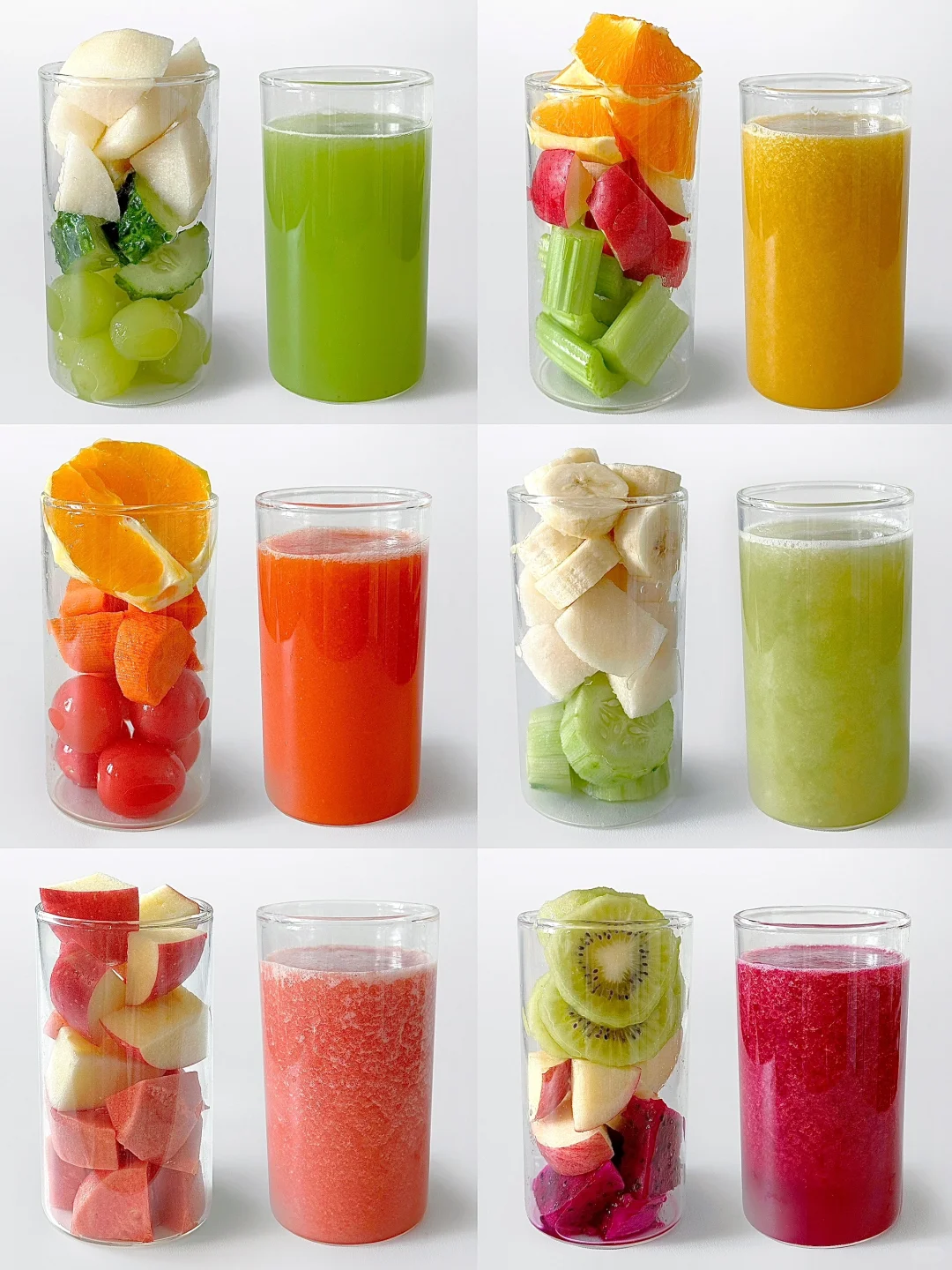 ?6款低卡果蔬汁搭配✨好喝掉秤！