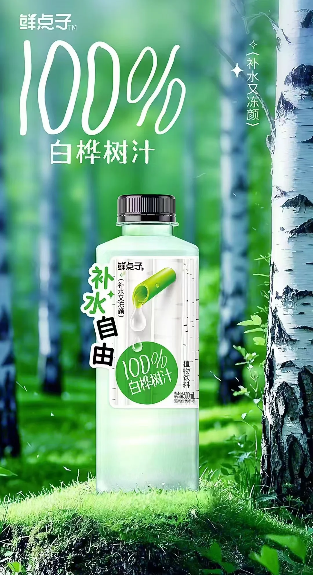 白桦树汁，清爽解腻，好喝到停不下来！