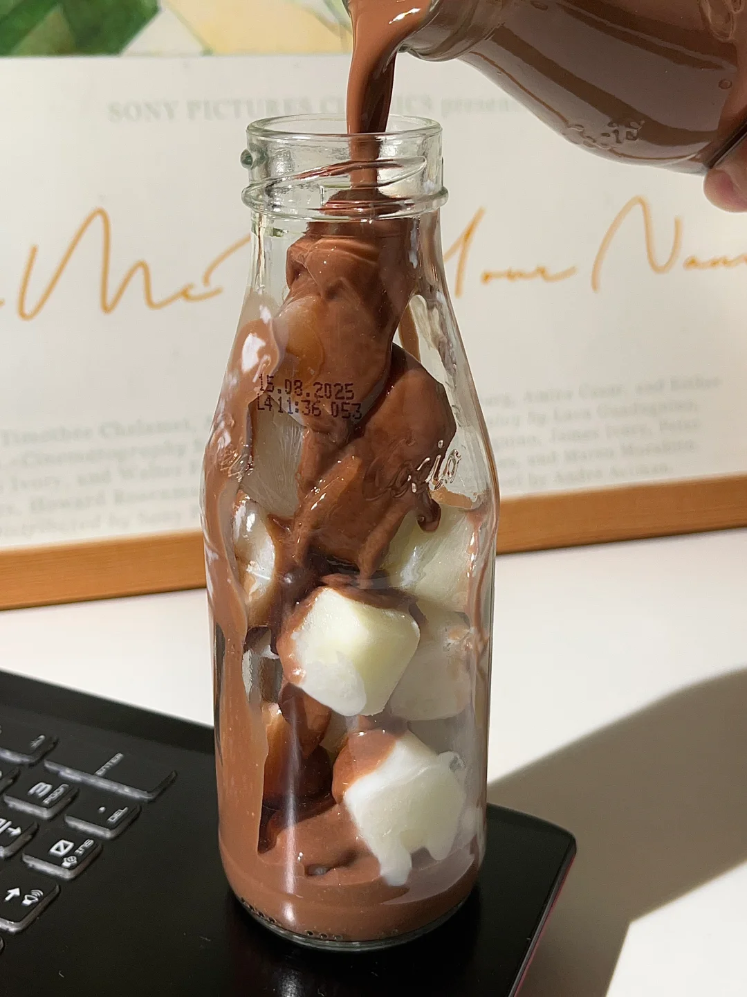 液体巧克力慕斯!!好喝死了啊啊啊啊!!