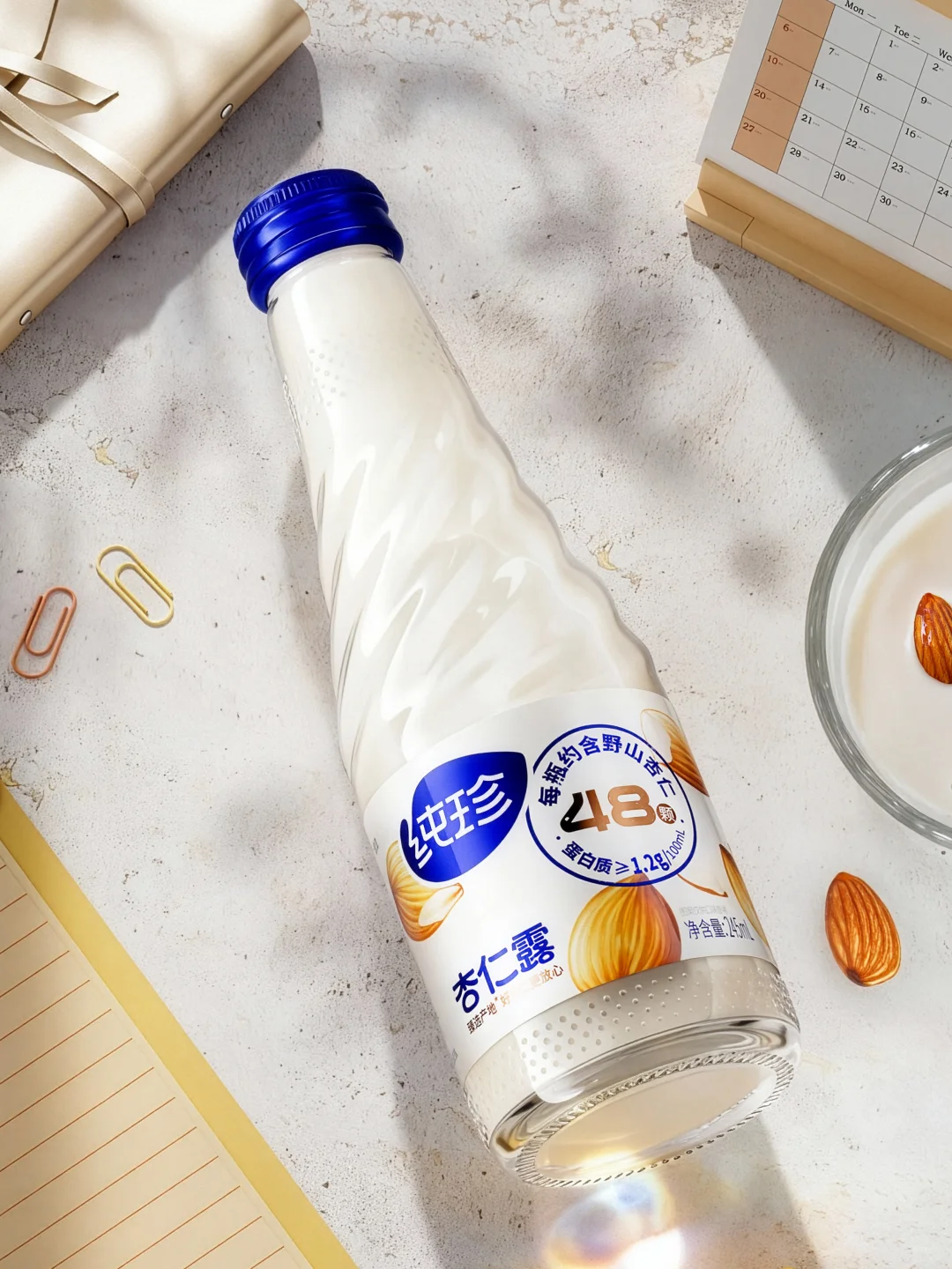 纯珍×长江丨品牌升级，杏仁露包装多维焕新