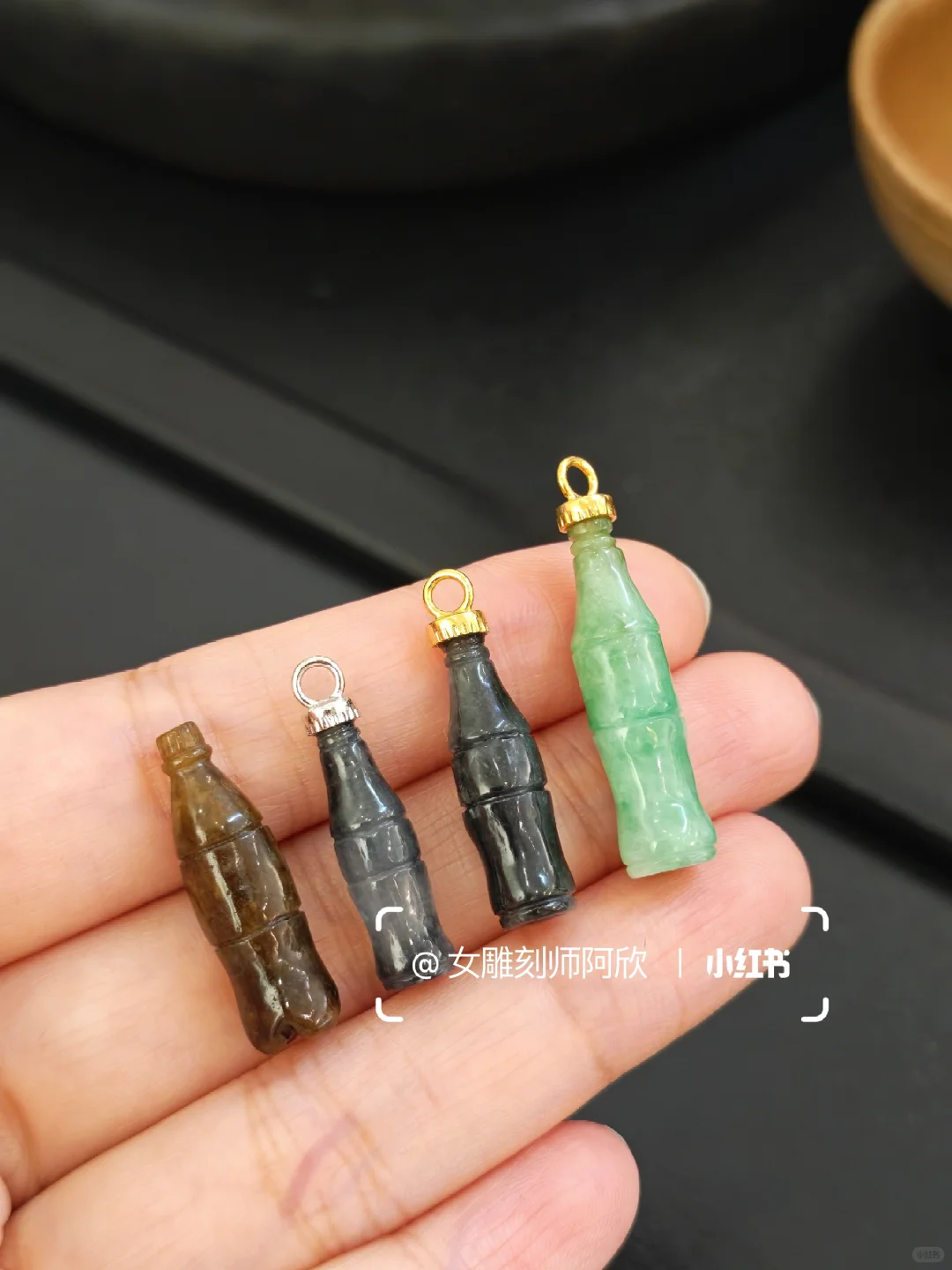 挑战极限利用翡翠边角料 37/100 乌鸡冰可乐