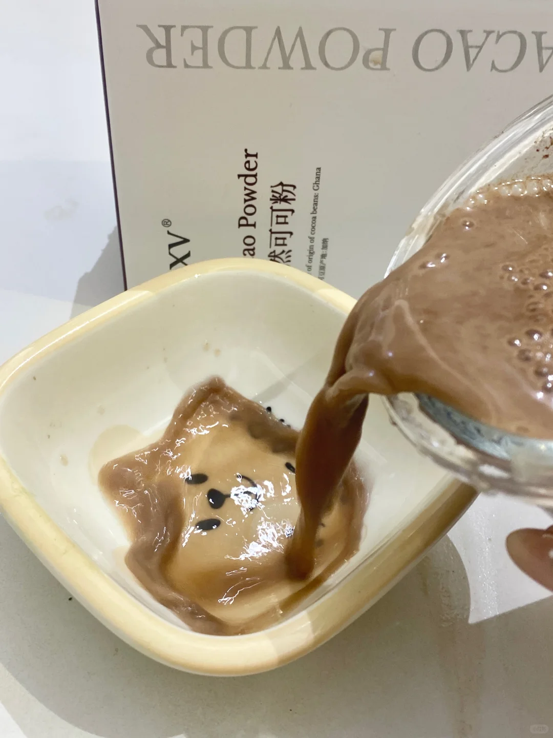 连喝一个月可可...真的白太快了