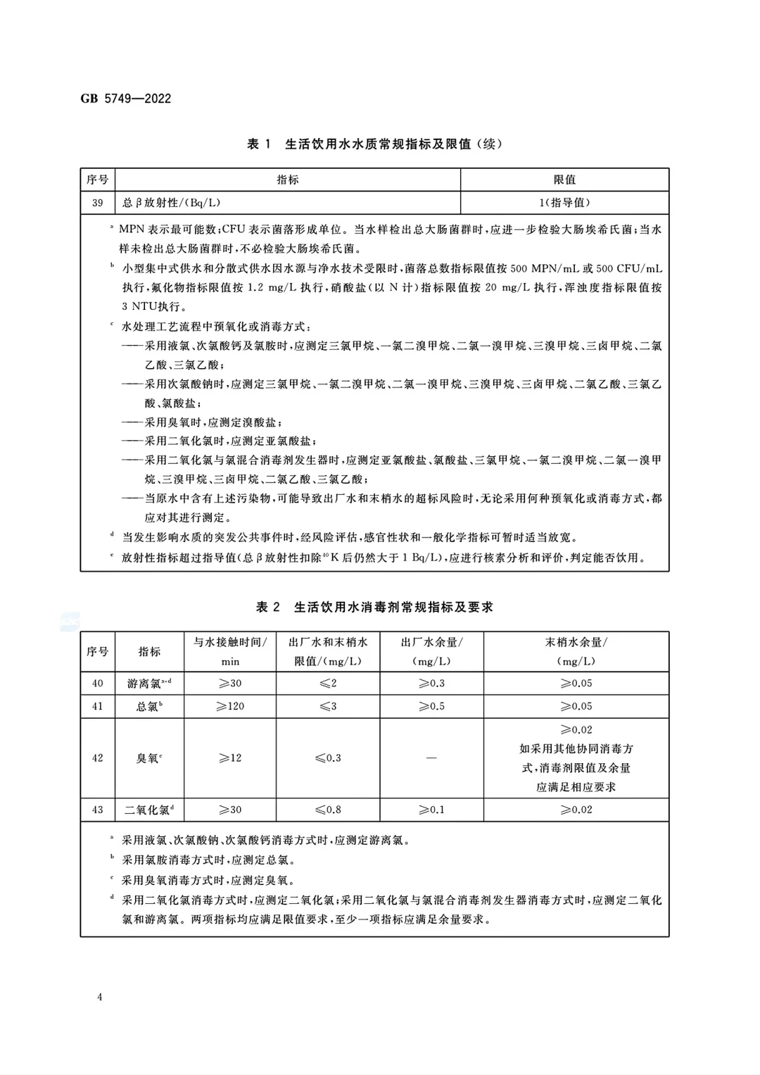 GB 5749-2022生活饮用水全项检测服务